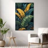 Canvas Farverige palmeblade - Jaszke 
