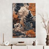 Leinwandbild Bunter Herbstwald - Jaszke 