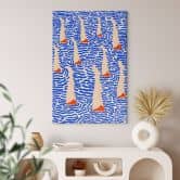 Canvas  Svømmer i poolen - Illustration - Jota de jai 