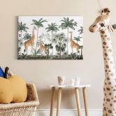 Canvas Kikki Belle - Giraffen 