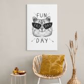 Leinwandbild Katze mit Sonnenbrille - Fun Friday Cat - Korenkova 