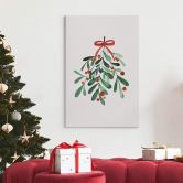 Leinwandbild Weihnachtlicher Mistelzweig - Kristina 