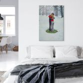 Leinwandbild Schmelzende Liebe (1972) - Kurt Ard - 70x100 cm 