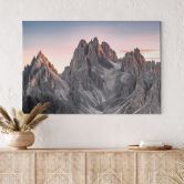 Canvas Høje bjerge - Ling 