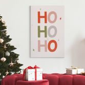 Leinwandbild Weihnachtliches Ho Ho Ho - Menina Lisboa 