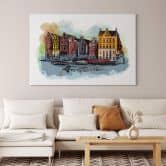 Leinwandbild Amsterdam - Love your City 