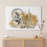 Leinwandbild Wien - Love your City  