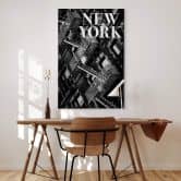 Tableau sur toile Martin - Escalier de secours à New York 