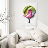 Leinwandbild Baum mit bunter 3D-Krone - Mielu 