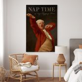 Leinwandbild Nap Time - Inspiriert von Ducreux - Selbstportrait 