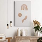 Leinwandbild Nouveauprints - Abstrakt in Sand 