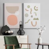 Leinwandbild Nouveauprints - Abstrakte Formen 