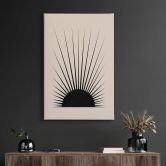 Leinwandbild Orara Studio - Minimalistische Sonne 