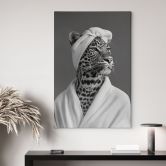 Leinwandbild Royale Spa-Auszeit mit Leopard - Rahner 