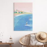 Leinwandbild Surfen an der Küste Australiens - Rivers 
