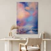 Leinwandbild Eisige Landschaft - Schmucker 