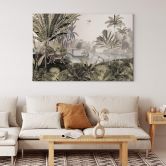 Leinwandbild Sir Edward - Landschaft mit Leoparden 