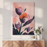 Canvas Treechild - Lilac Tulips 