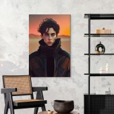 Leinwandbild Paul in der Wüste - Inspiriert von Dune - Treechild 