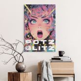 Leinwandbild Potzblitz im Anime-Stil - Treechild 