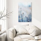 Canvas schilderij dauwparels op paardenbloemen - Treechild 