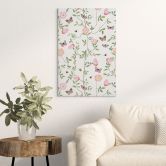 Leinwandbild Rosa Christrosen im Frühling - UN Designs 