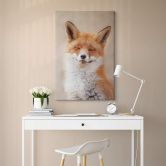 Leinwandbild van Duijn - Zufriedener Fuchs 