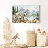 Leinwandbild Kikki Belle - Dinowelt 