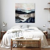 Tableau sur toile SpaceFrog Designs - Lac de montagne  