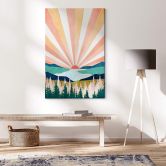 Leinwandbild SpaceFrog Designs - Retro Sommer 