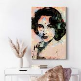 Leinwandbild Zamart - Hommage an Miro - Liz Taylor 