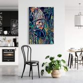 Leinwandbild Zamart - Hommage an Rembrandt - Der Mann 