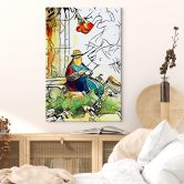 Leinwandbild Zamart - Kandinsky trifft Peru 