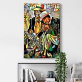 Tableau sur toile Zamart - Deux musiciens 