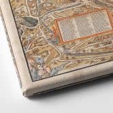 Canvas Historische Kaart van Parijs 