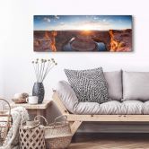 Leinwandbild Colombo - Das Horsebound am Colorado River - Panorama 