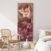 Alfons Mucha Precious Stones: Amethyst Canvas print 