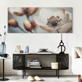 Leinwandbild Boho Trockenblume Makro - Treechild - Panorama 