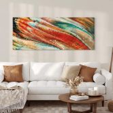 Leinwandbild Westum - Eleganz - Panorama 