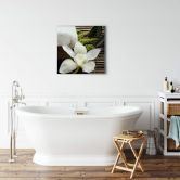 Tableau sur toile Orchidée wellness - Carré 