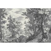 Livingwalls Fototapete Walls by Patel 3 Fancy Forest 3 grau 