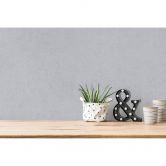 Livingwalls Unitapete Titanium 3 Vliestapete einfarbig grau 