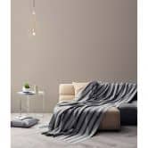 Livingwalls Unitapete Titanium 3 Vliestapete graubraun metallic 