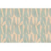 Fototapete Abstrakt in Aqua und Beige - Moderne Muster Vliestapete 