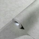 Vliestapete in moderner, feiner Struktur grau, beige Uni 