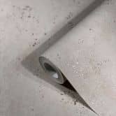Vliestapete mit leichtem metallic Effekt als Uni Grau Struktur  