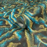 Vliestapete in blau, grün, braun Marmoroptik SteinGrafisch Modern  
