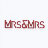 Lettres décoratives en bois MDF - Mrs&Mrs Modern 