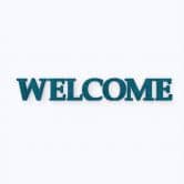 MDF bogstaver - Welcome 