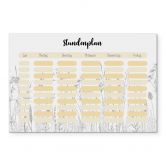 Acrylboard Memoboard Stundenplan Gräser - transparent 